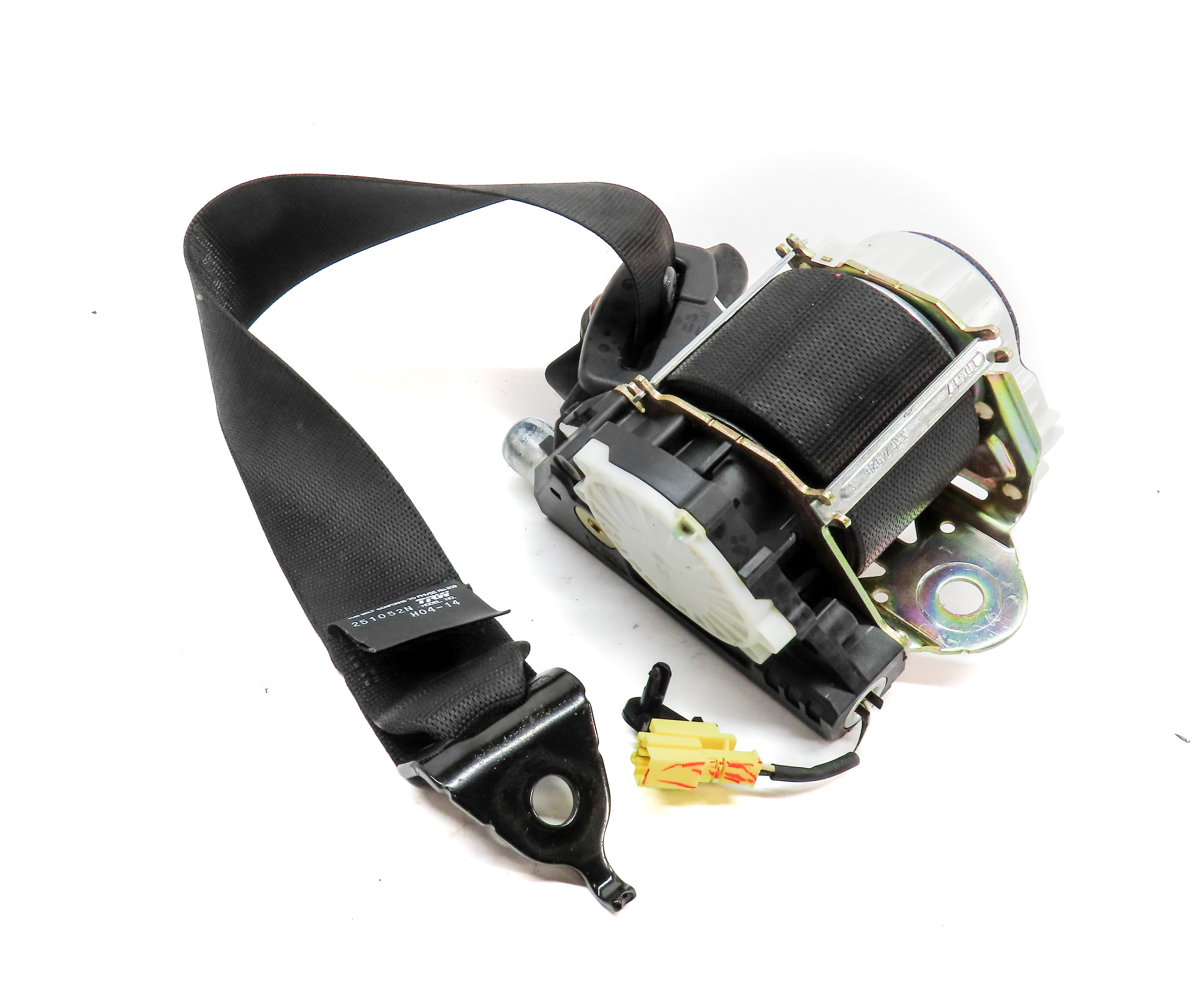 2006 MERCEDES ML350 (W164) REAR LEFT SEAT SEATBELT RETRACTOR (Black) — exact item pictured
